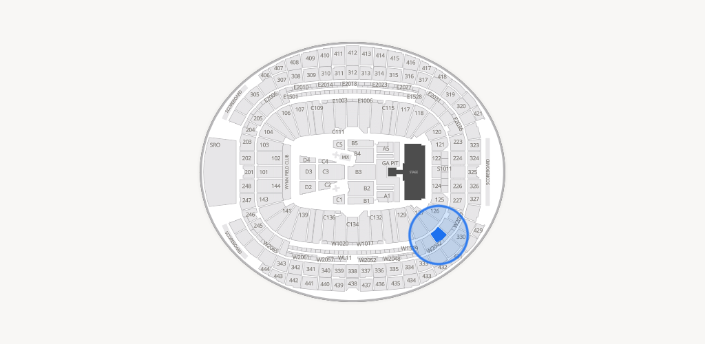 Allegiant Stadium Seating Chart