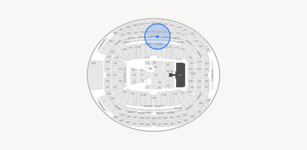 Allegiant Stadium Seating Chart