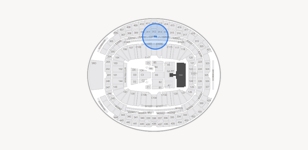 Allegiant Stadium Seating Chart