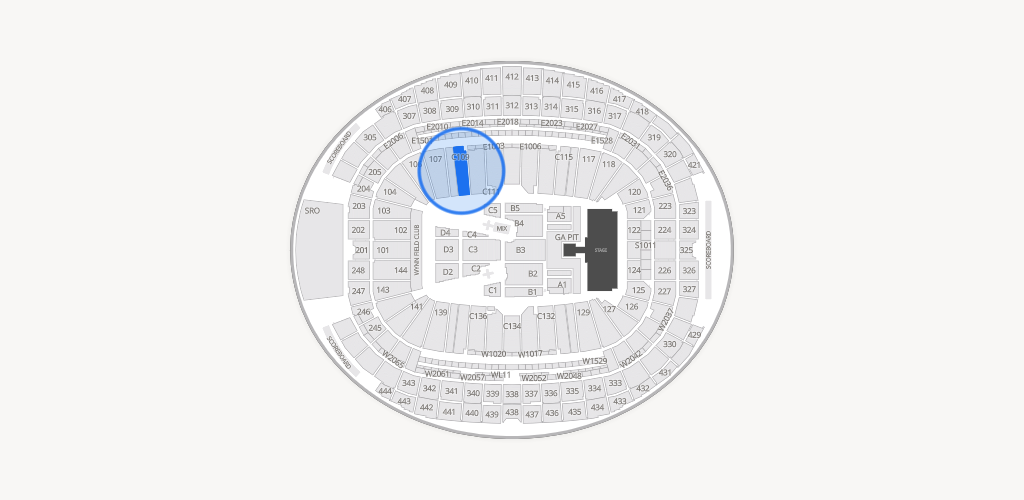 Allegiant Stadium Seating Chart