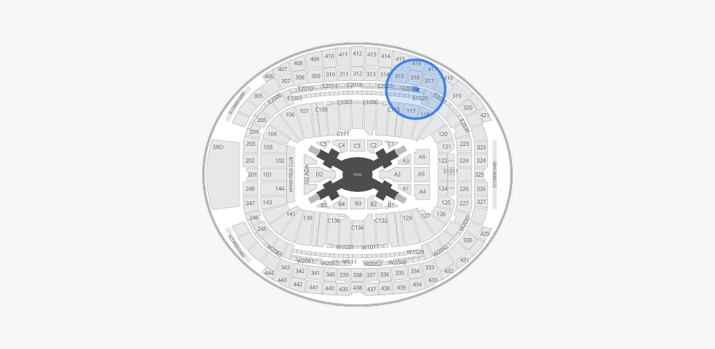 Allegiant Stadium Seating Chart