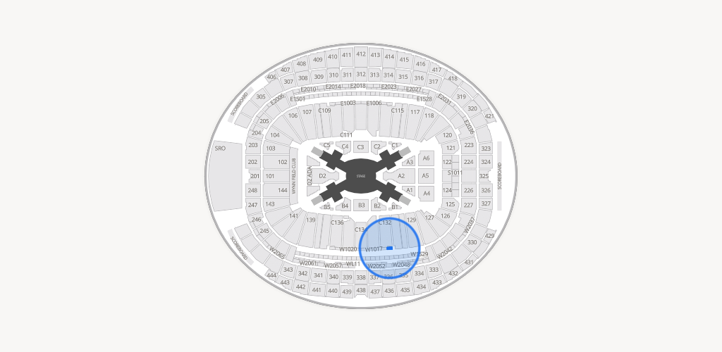 Allegiant Stadium Seating Chart
