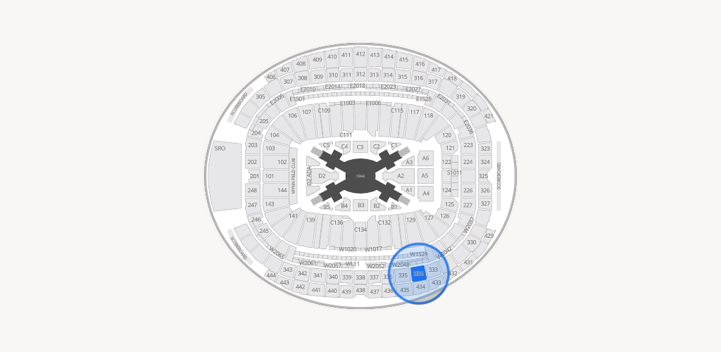 Allegiant Stadium Seating Chart