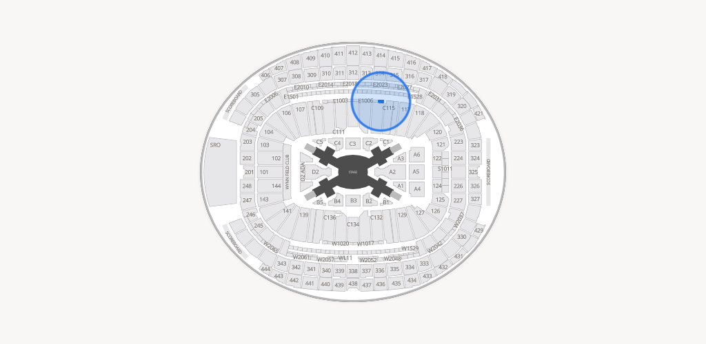 Allegiant Stadium Seating Chart