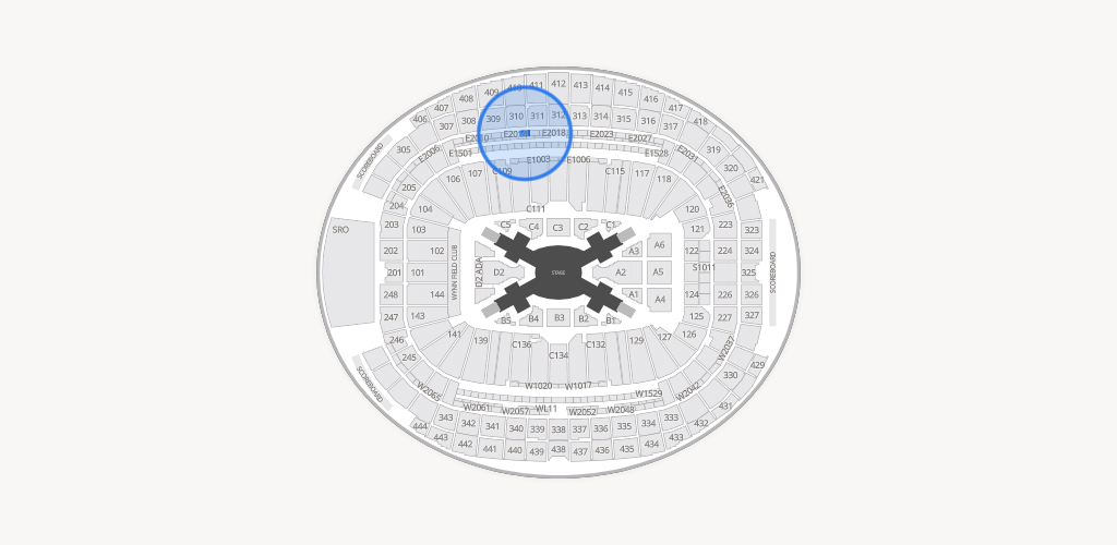 Allegiant Stadium Seating Chart