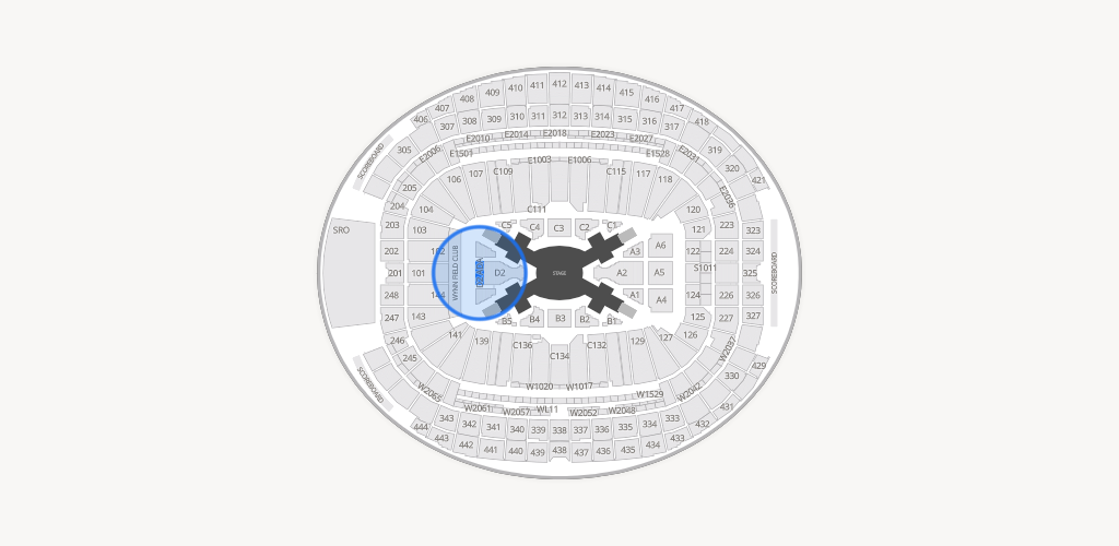 Allegiant Stadium Seating Chart