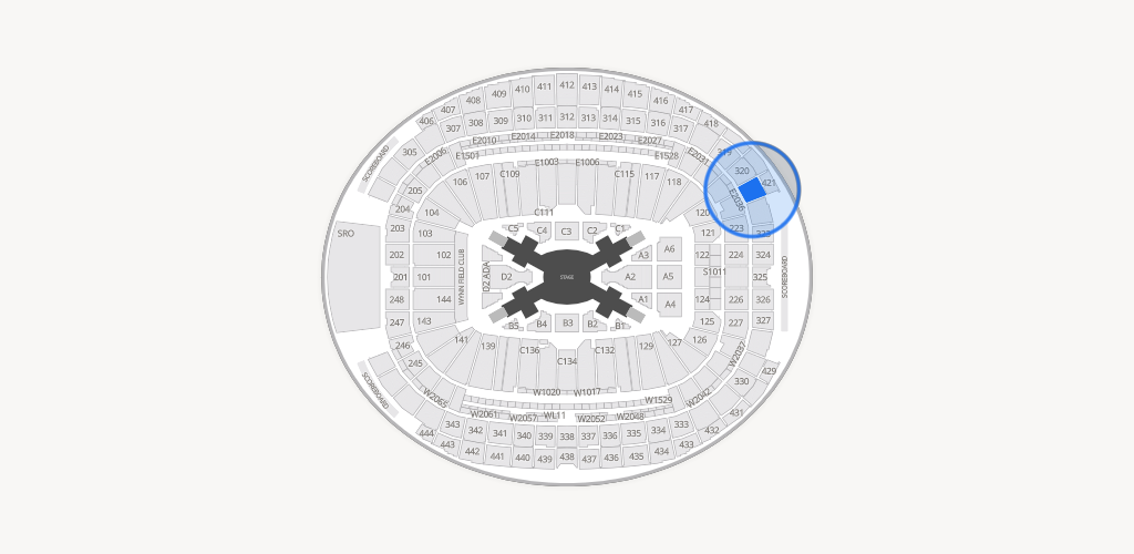 Allegiant Stadium Seating Chart
