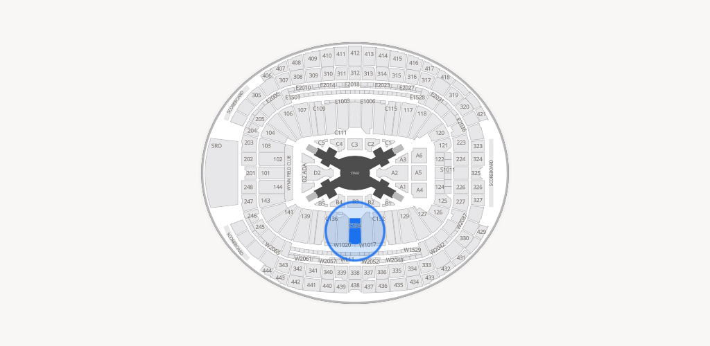 Allegiant Stadium Seating Chart
