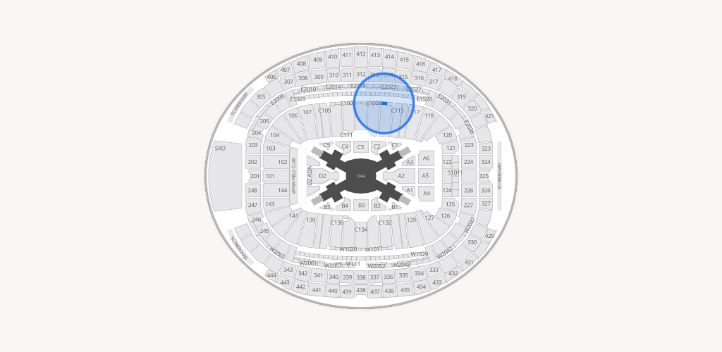 Allegiant Stadium Seating Chart
