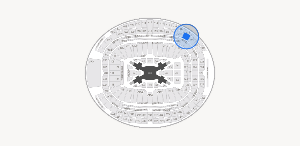 Allegiant Stadium Seating Chart