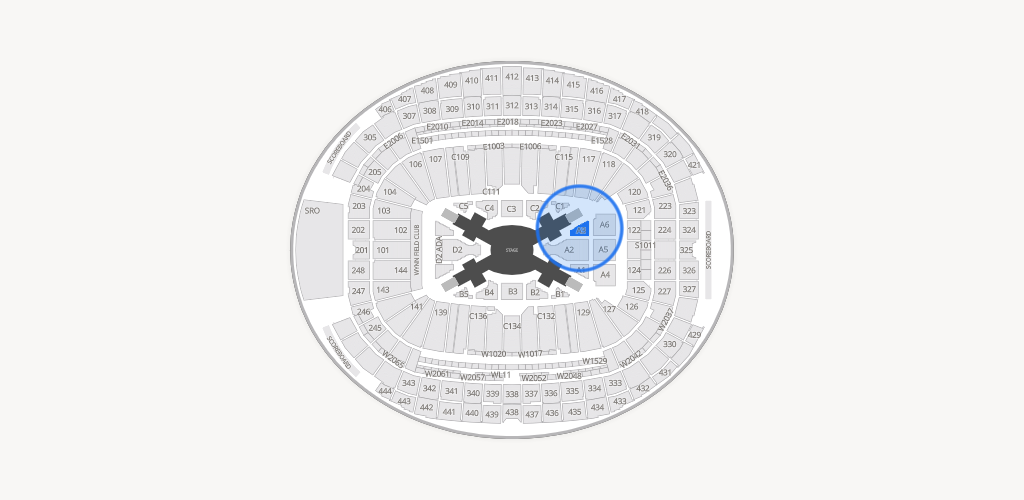 Allegiant Stadium Seating Chart