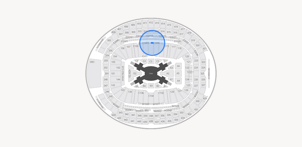 Allegiant Stadium Seating Chart