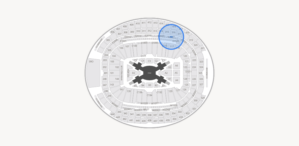 Allegiant Stadium Seating Chart