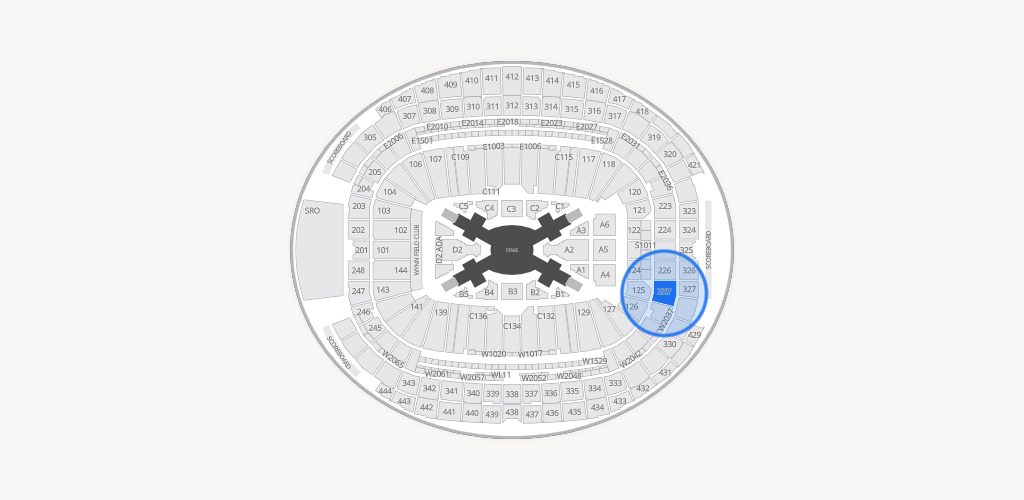 Allegiant Stadium Seating Chart