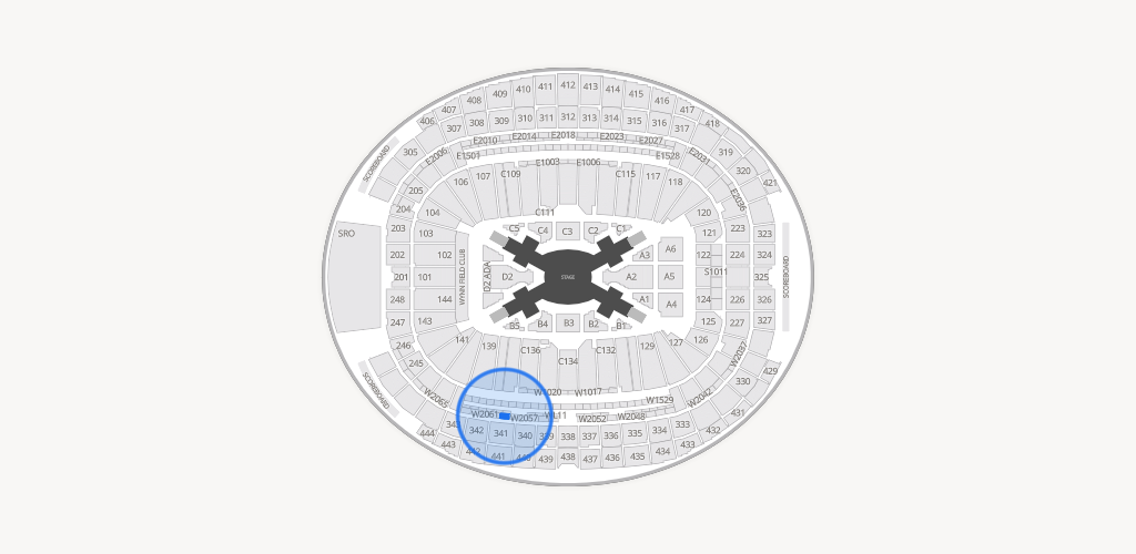 Allegiant Stadium Seating Chart