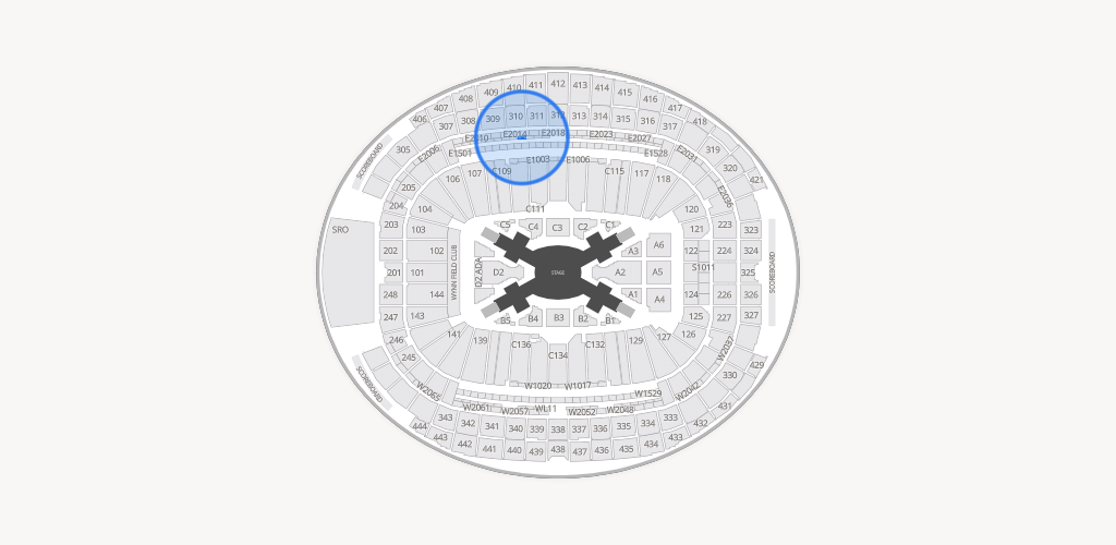 Allegiant Stadium Seating Chart