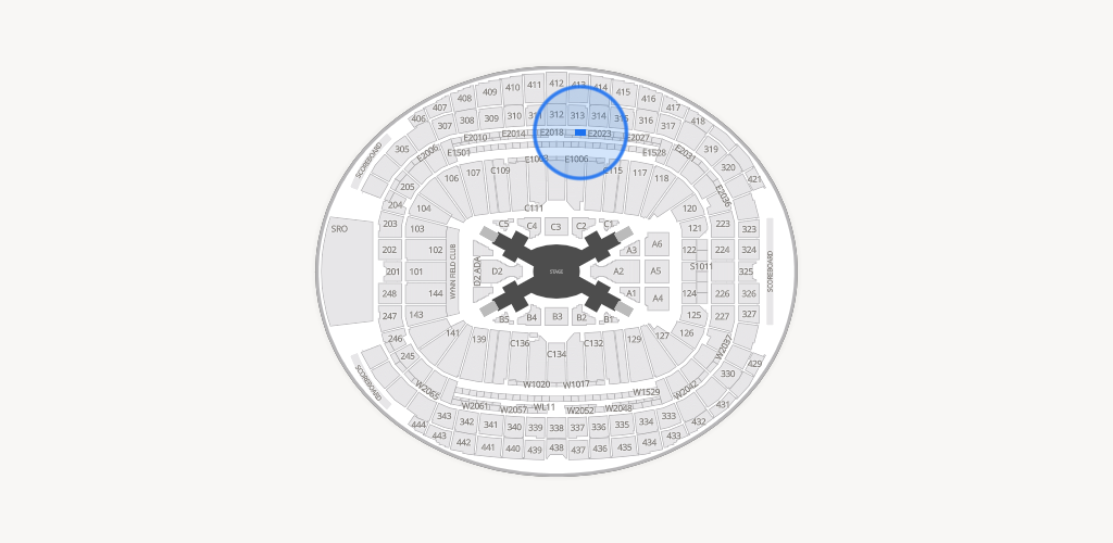 Allegiant Stadium Seating Chart