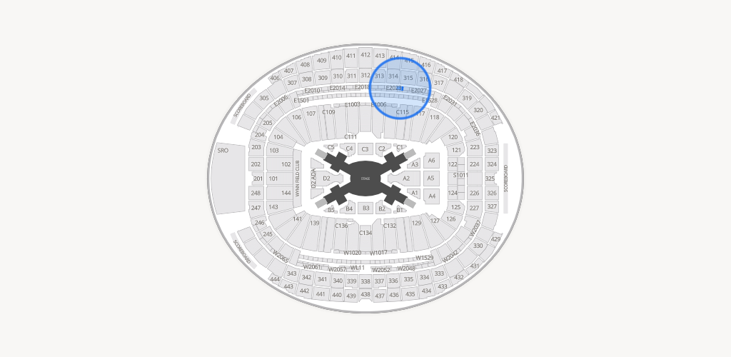 Allegiant Stadium Seating Chart