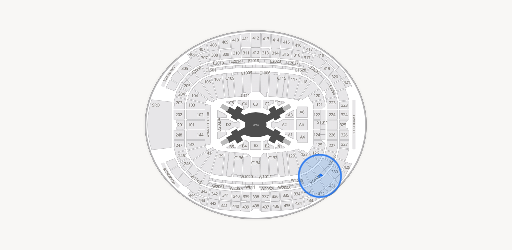 Allegiant Stadium Seating Chart
