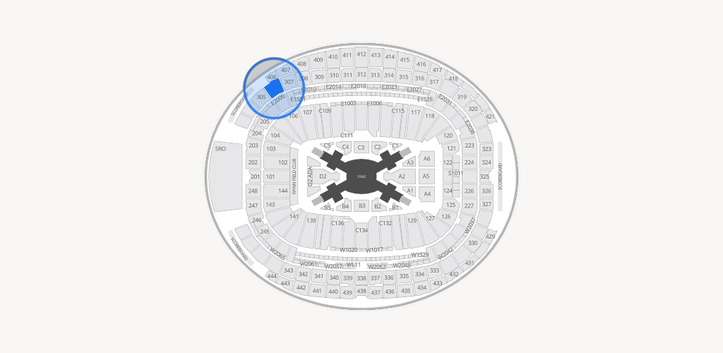 Allegiant Stadium Seating Chart