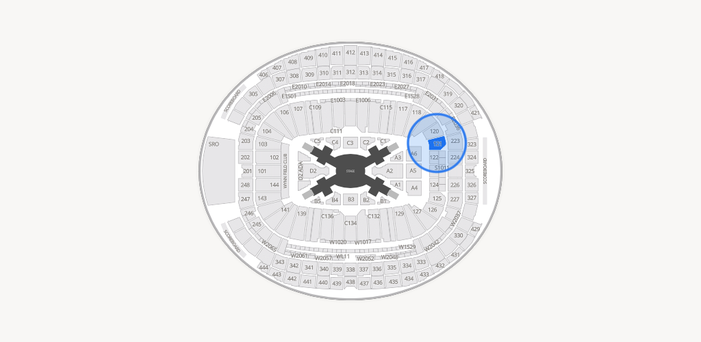 Allegiant Stadium Seating Chart