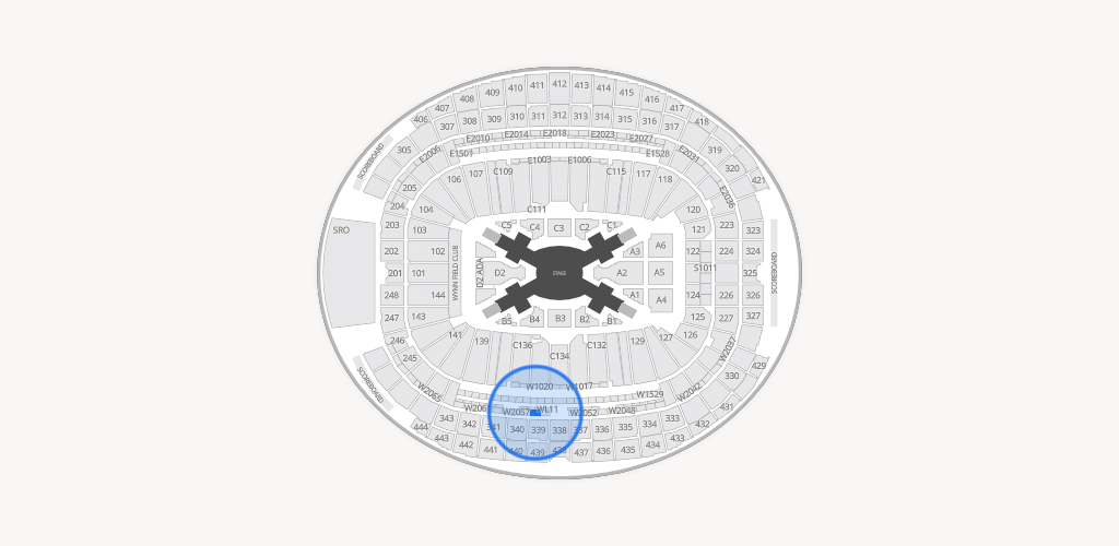Allegiant Stadium Seating Chart