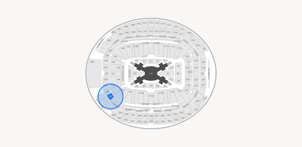 Allegiant Stadium Seating Chart