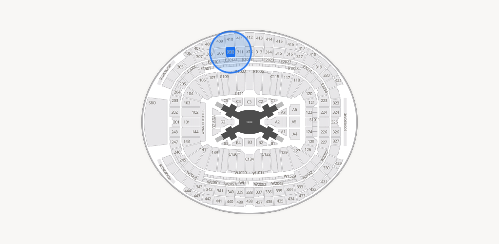 Allegiant Stadium Seating Chart