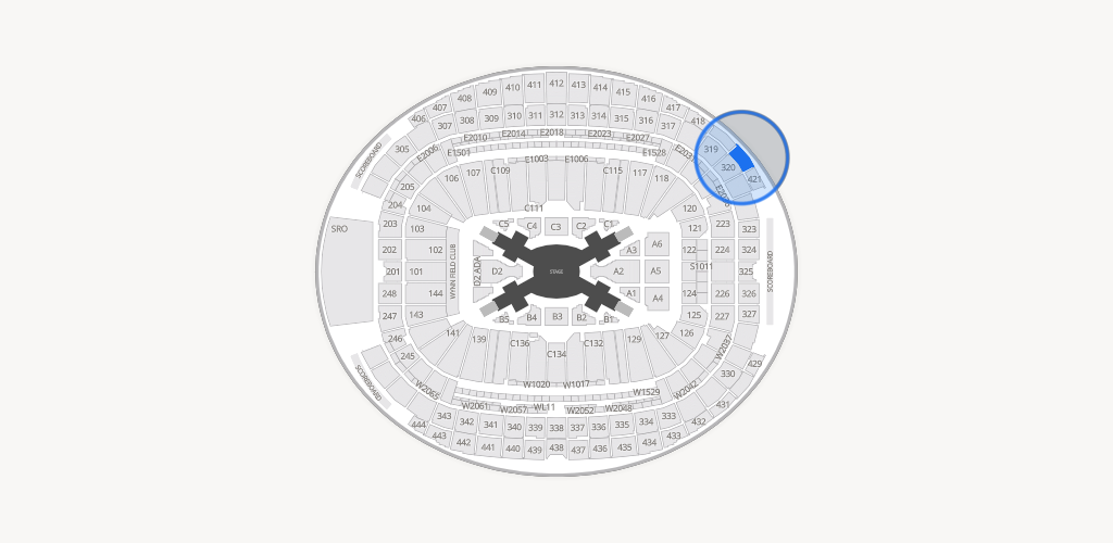 Allegiant Stadium Seating Chart