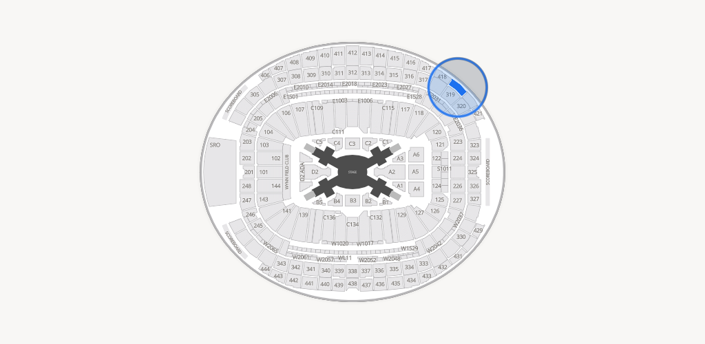 Allegiant Stadium Seating Chart