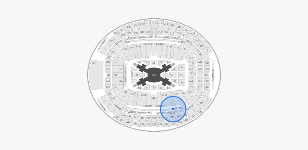 Allegiant Stadium Seating Chart