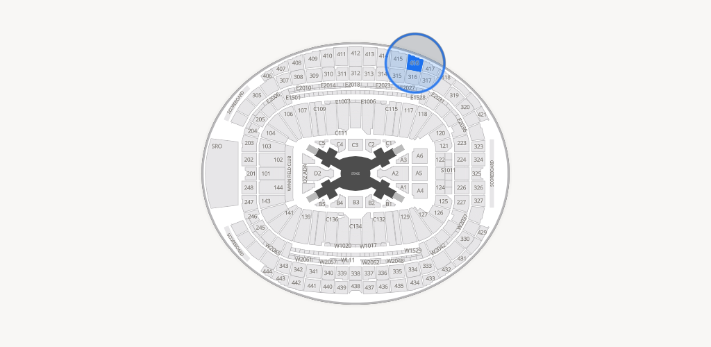 Allegiant Stadium Seating Chart