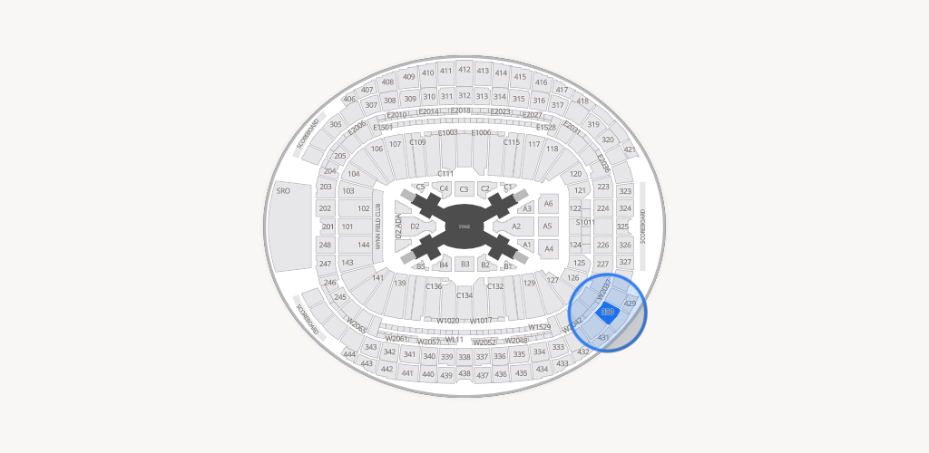 Allegiant Stadium Seating Chart