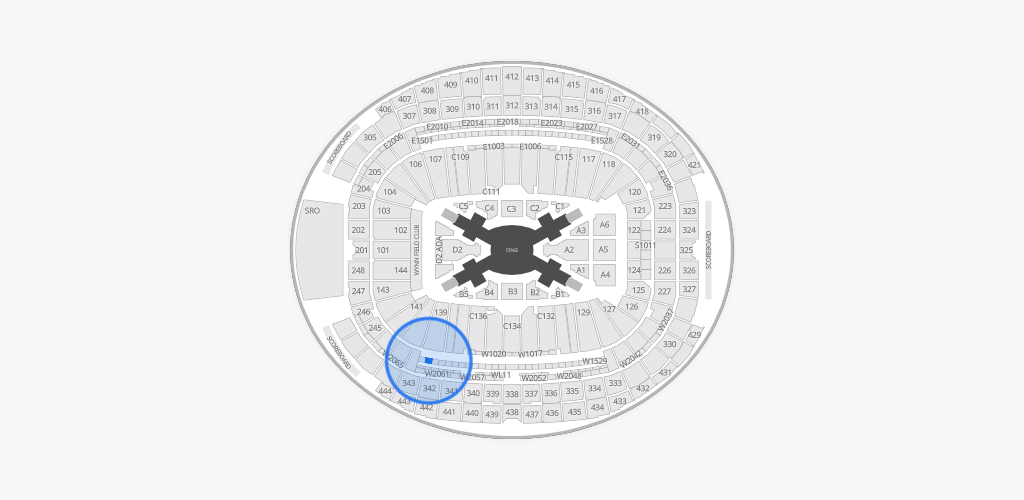 Allegiant Stadium Seating Chart