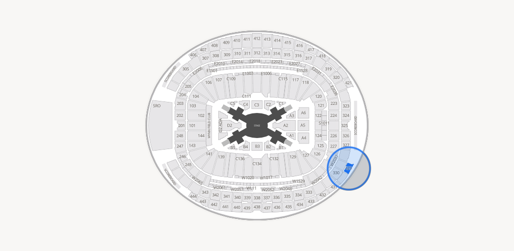 Allegiant Stadium Seating Chart