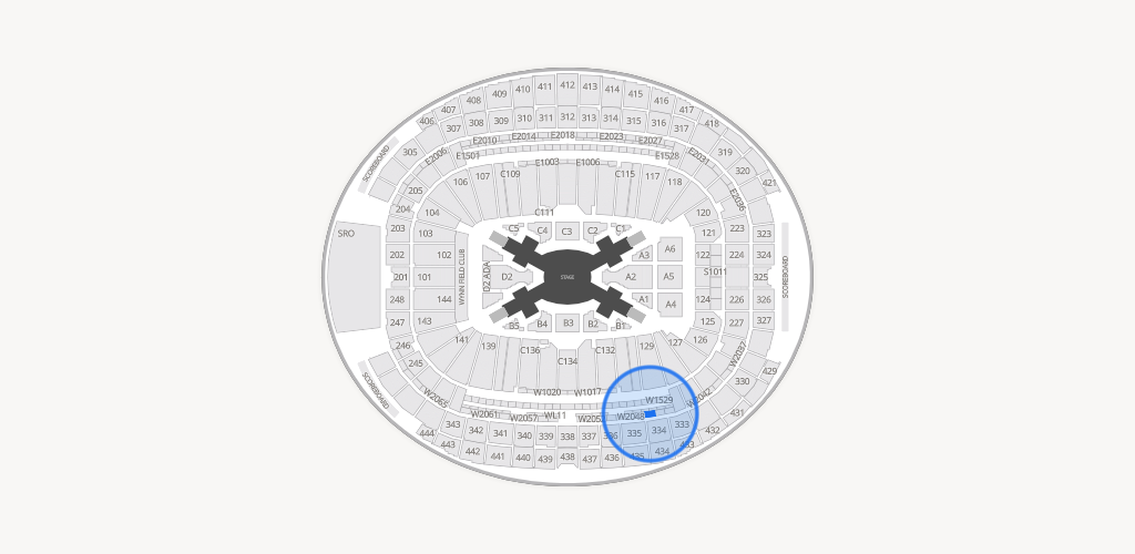 Allegiant Stadium Seating Chart