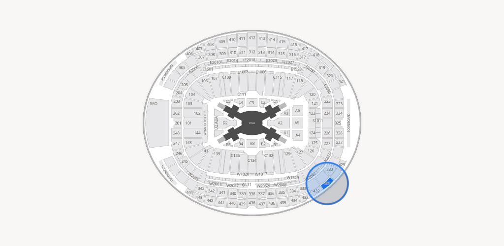 Allegiant Stadium Seating Chart