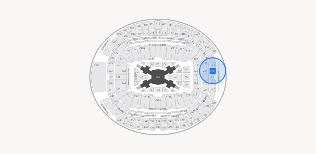 Allegiant Stadium Seating Chart