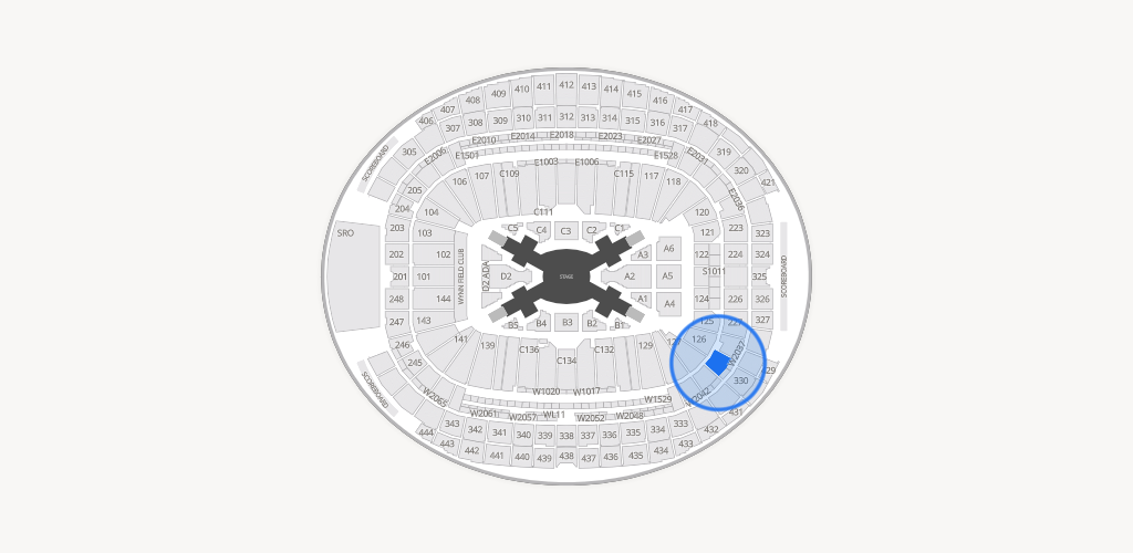 Allegiant Stadium Seating Chart