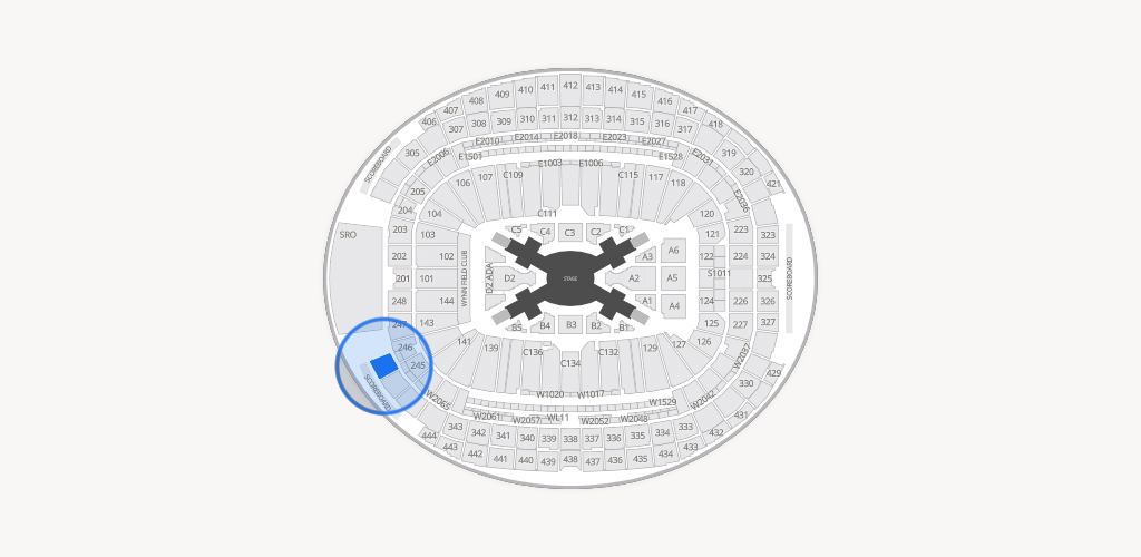 Allegiant Stadium Seating Chart
