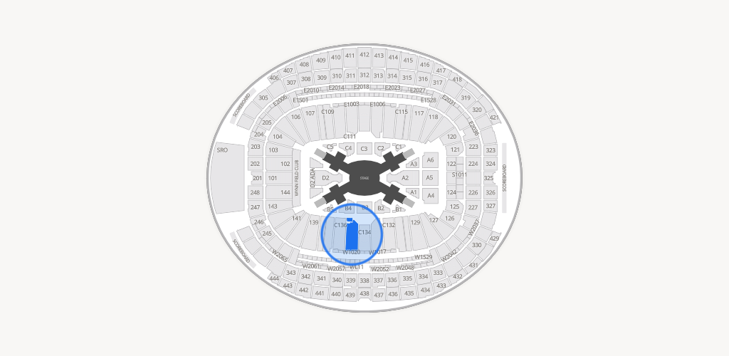 Allegiant Stadium Seating Chart