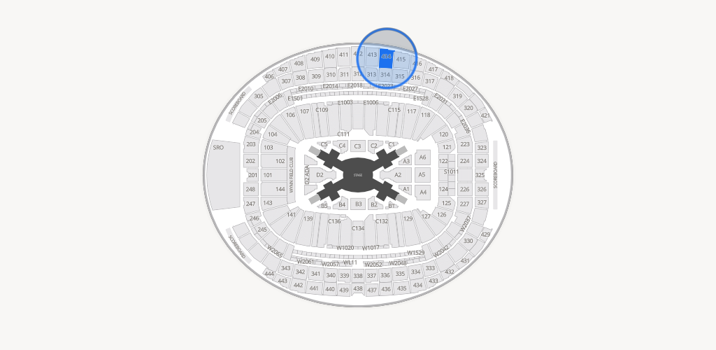 Allegiant Stadium Seating Chart