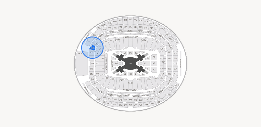 Allegiant Stadium Seating Chart