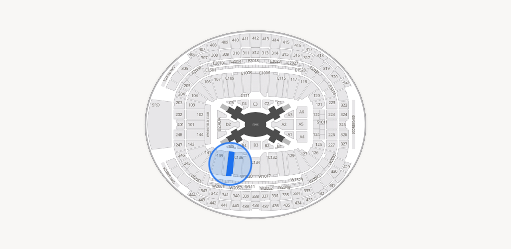 Allegiant Stadium Seating Chart