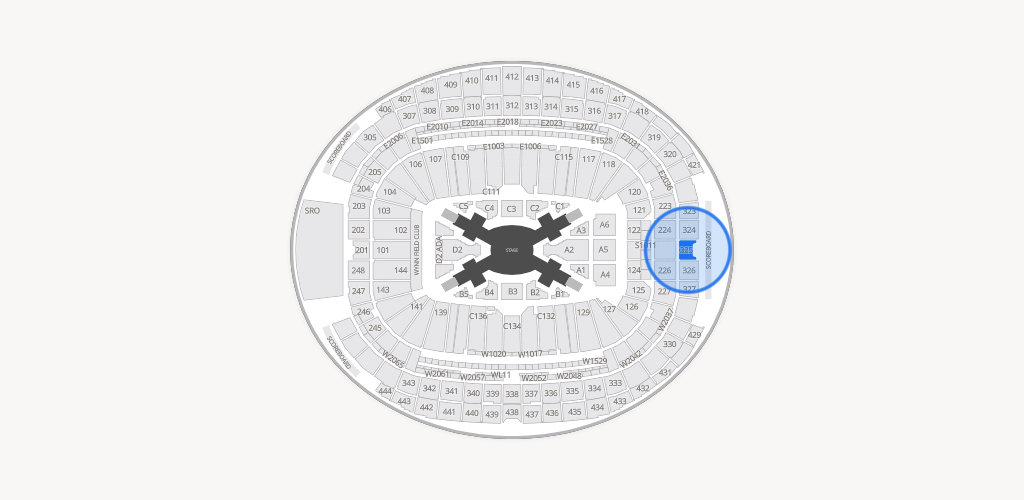 Allegiant Stadium Seating Chart