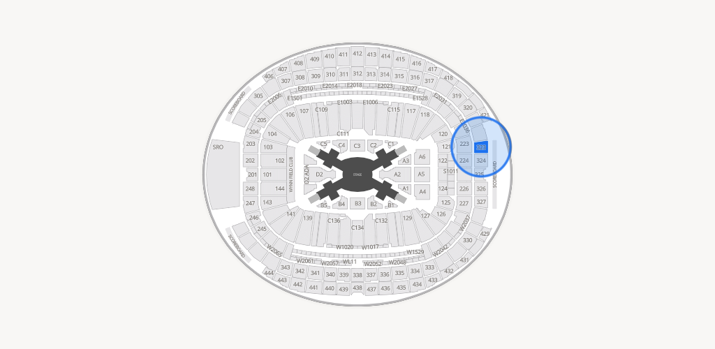 Allegiant Stadium Seating Chart