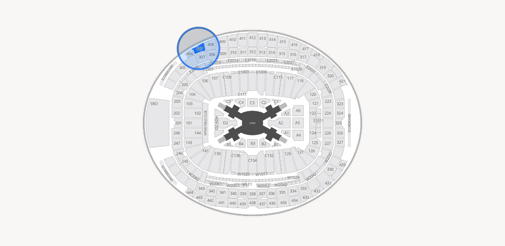Allegiant Stadium Seating Chart