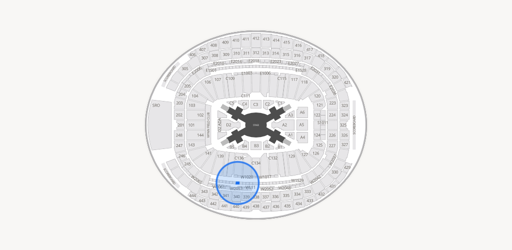 Allegiant Stadium Seating Chart