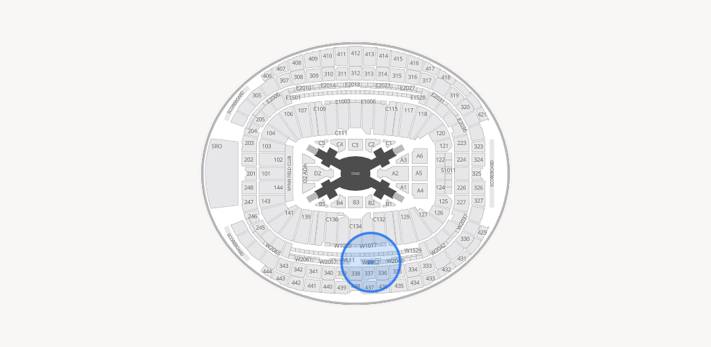 Allegiant Stadium Seating Chart