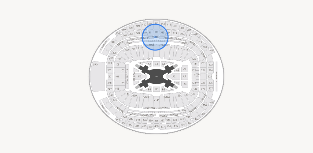 Allegiant Stadium Seating Chart